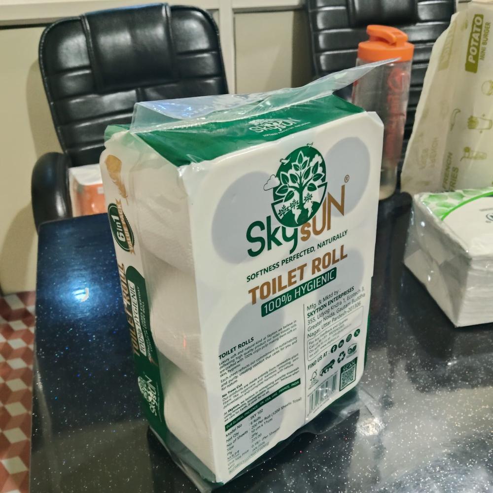 Skysun 2 Ply Toilet Roll (6 Pack)