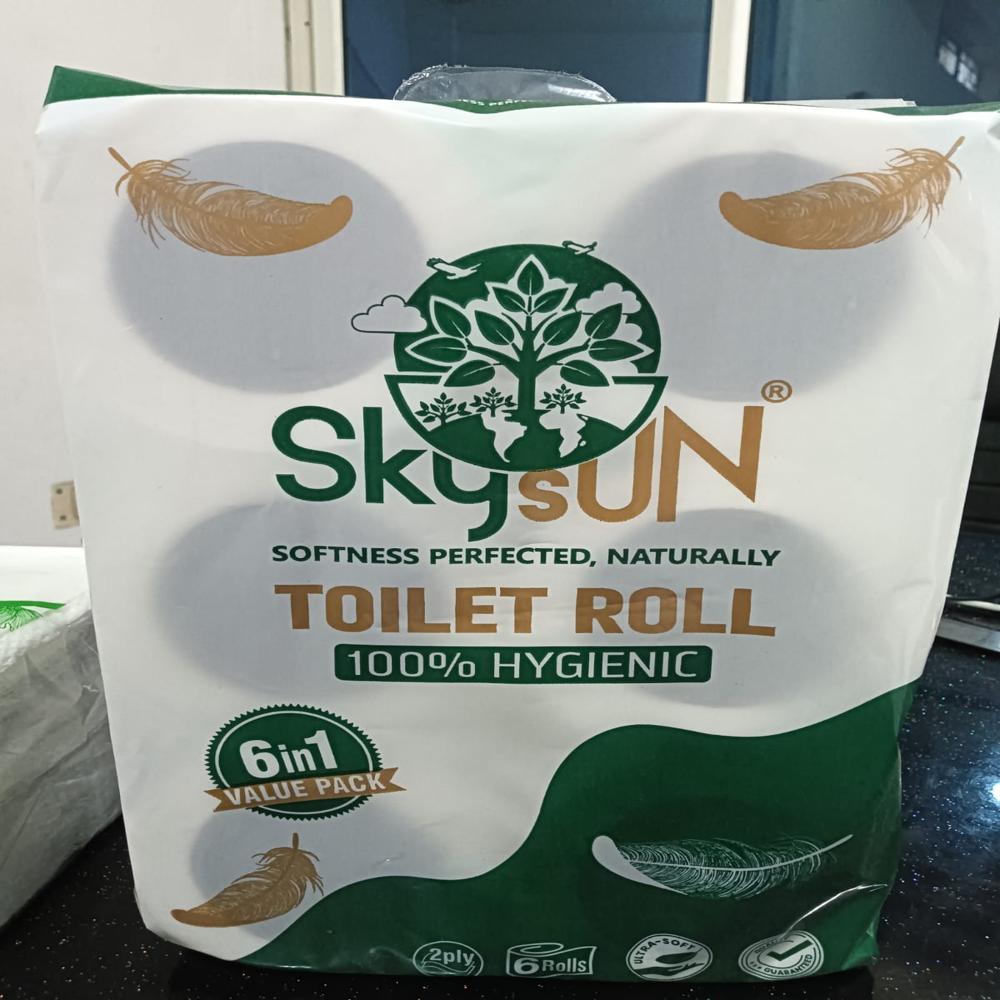 Skysun 2 Ply Toilet Roll (6 Pack)
