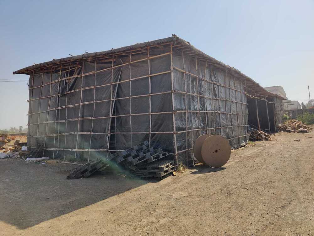 Tarpaulin Monsoon Shed