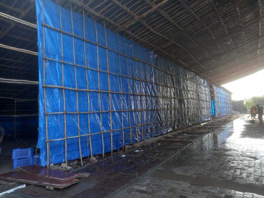Tarpaulin Monsoon Shed
