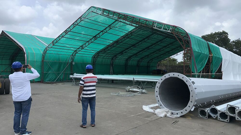 Truss Frame Shade Net
