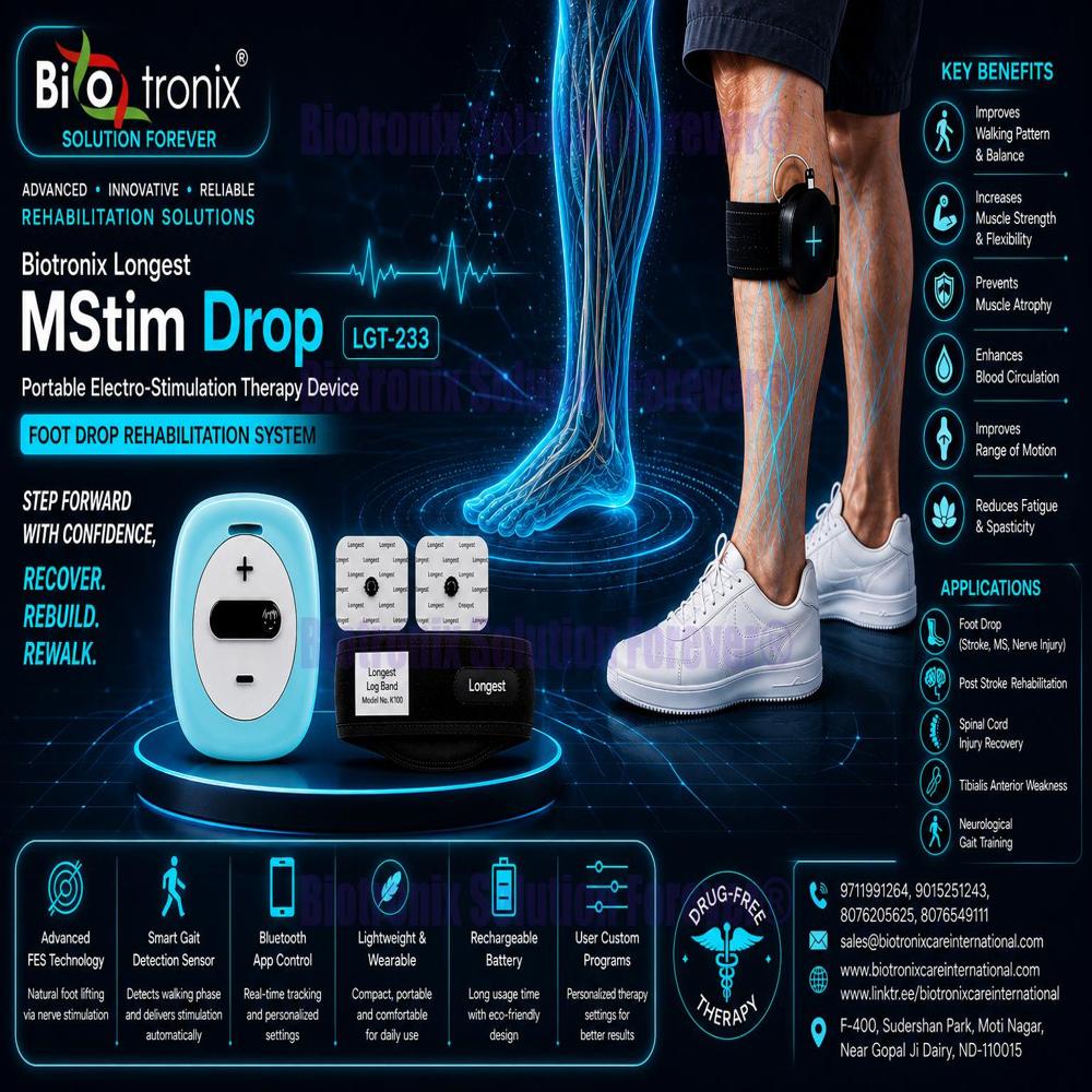 Foot Drop Recovery Device for Improved Walking Stability