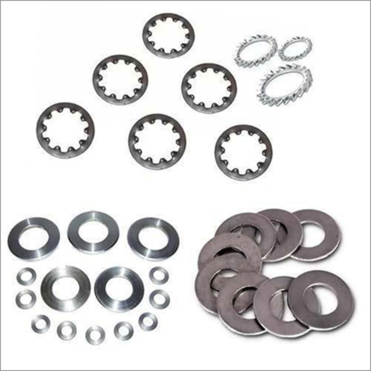 Plain Washers - Mild Steel, Round Shape, Silver Color | High Strength, Easy To Install, Chemical Resistant