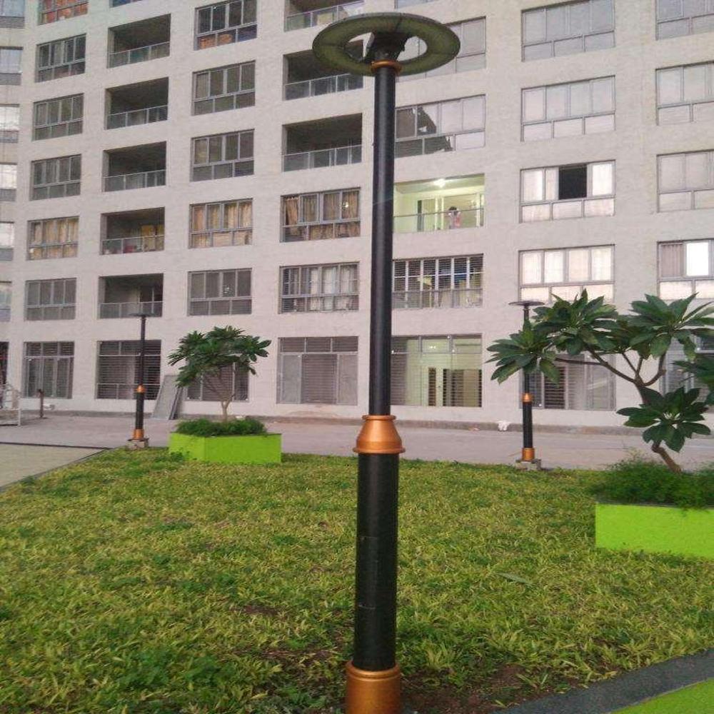 40W Post Top Luminaire Light + Pole