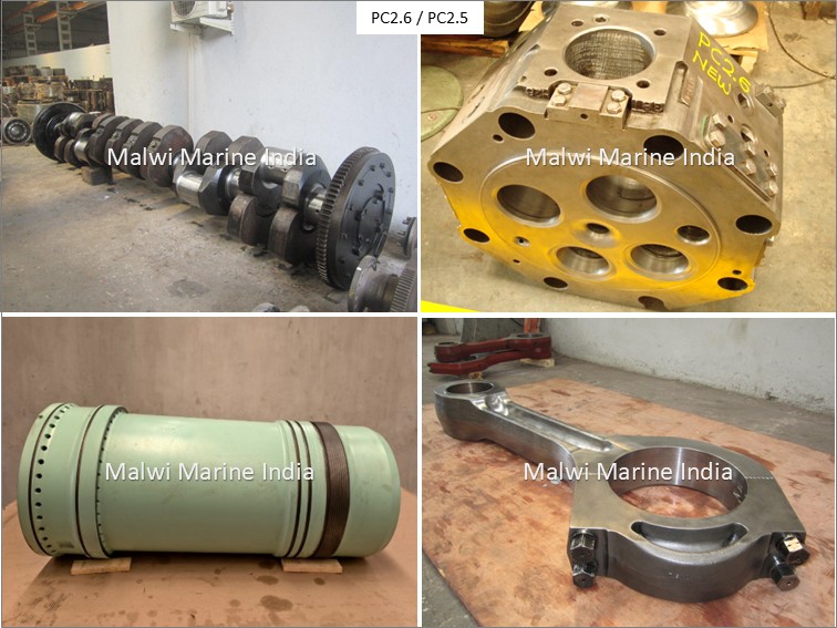 Pielstick - 12Pc2.6V, 8Pc2.6L, 6Pc2.6L, 12Pc2.5V, 8Pc2.5L, 6Pc2.5L - Engine Parts - Application: Marine