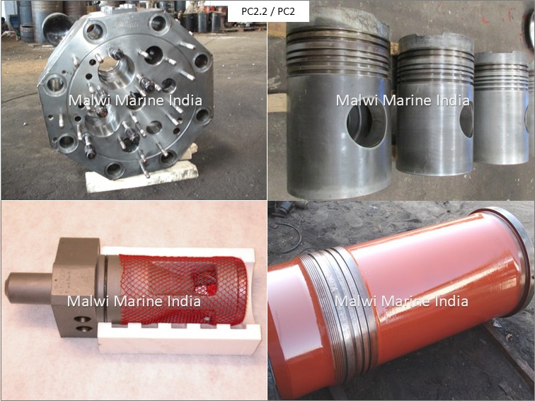 Pielstick - 18Pc2V, 16Pc2V, 12Pc2V, 8Pc2L, 6Pc2L - Engine Parts - Application: Marine