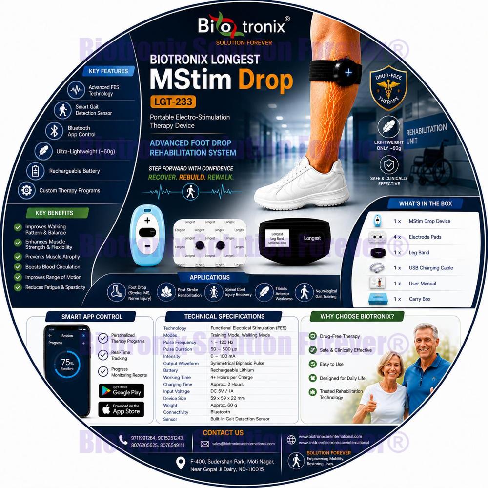 Advanced Wearable Foot Drop Recovery Stimulator System