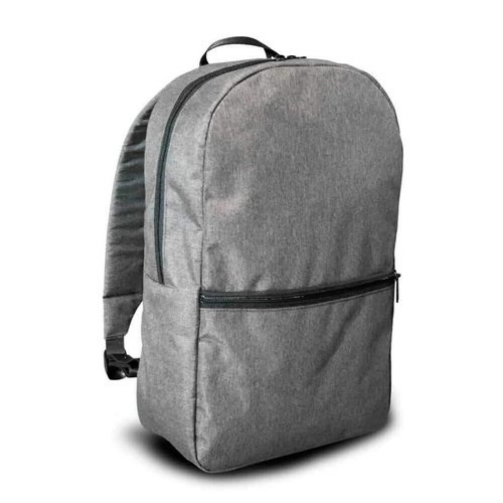 Customised Laptop Backpack Bag - Grey, Personalized Size And Design | Ideal For Laptop Transport, Ample Padding, Versatile Plain Look