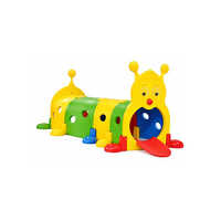 Lfdsi932a Multicolor Tunnel - Plastic/frp, 215x100x103 Cm, Multicolor | Tool-free Snap Fit, Weather Resistant, Rounded Edges