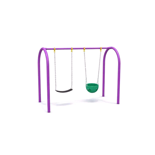 OKDSI OKPEMS8 Two Seater Outdoor Playground Swing Set