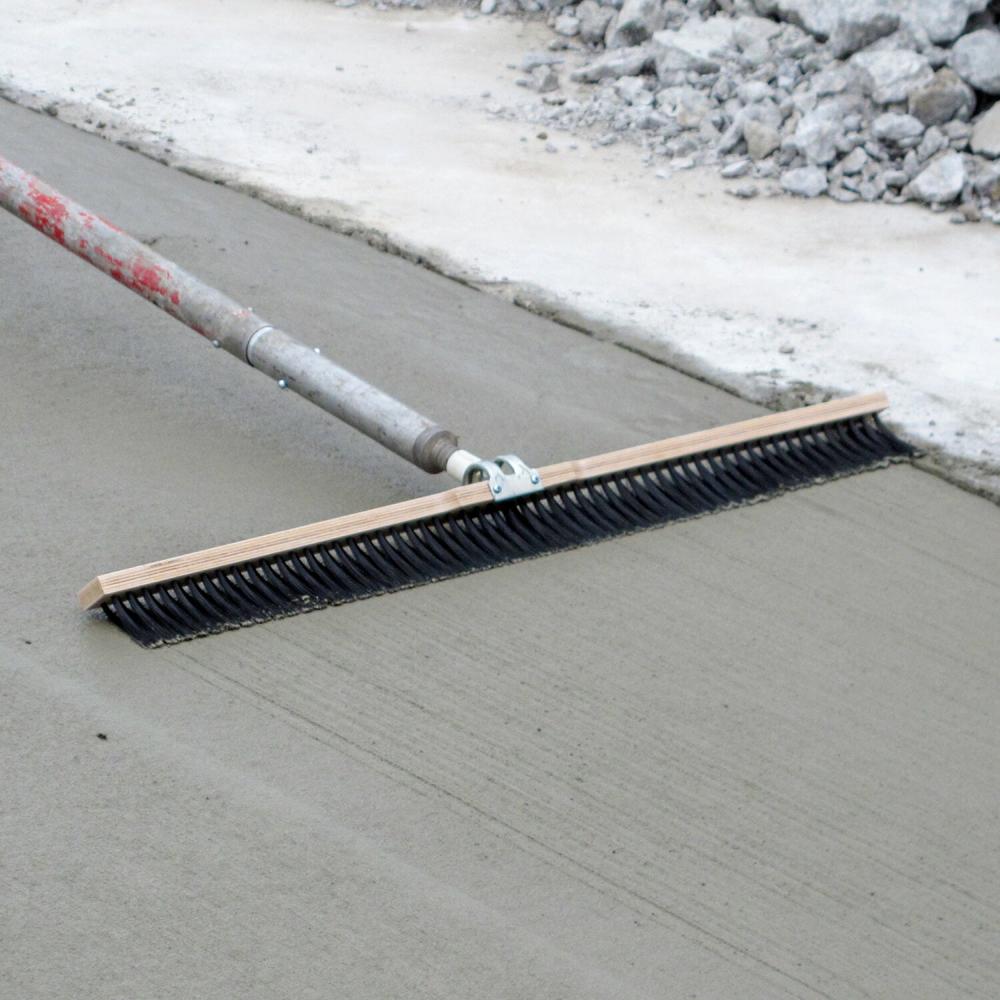 Texture Broom Road Brush - Bristle Color: Silver And Block