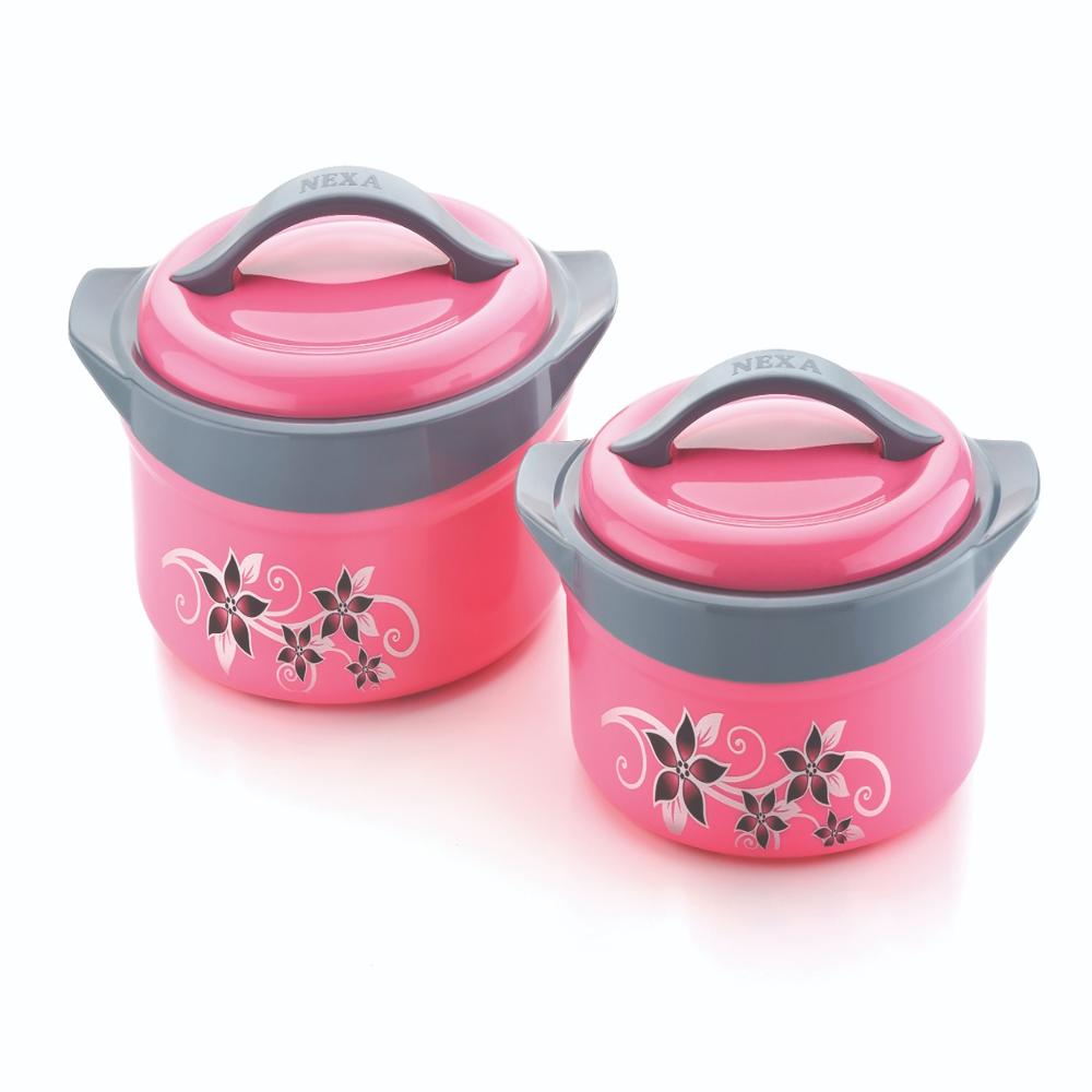 INSULATED STEEL PLASTIC CASSEROLE HOTPOT 3500ML,2500ML,1500ML