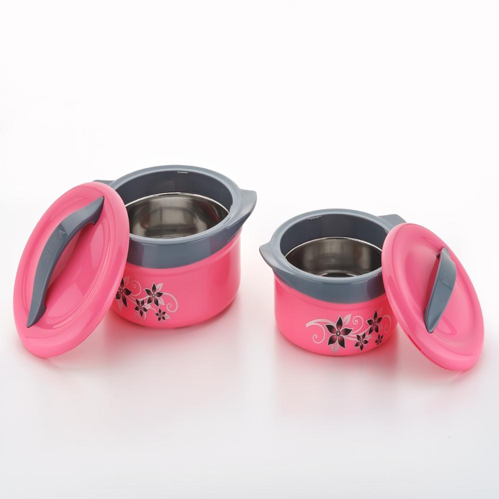 INSULATED STEEL PLASTIC CASSEROLE HOTPOT 3500ML,2500ML,1500ML