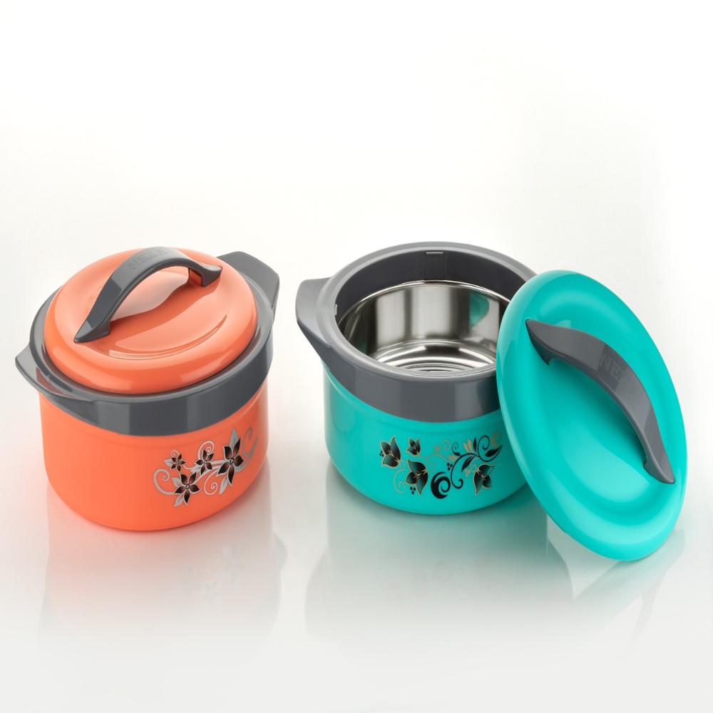 INSULATED STEEL PLASTIC CASSEROLE HOTPOT 3500ML,2500ML,1500ML