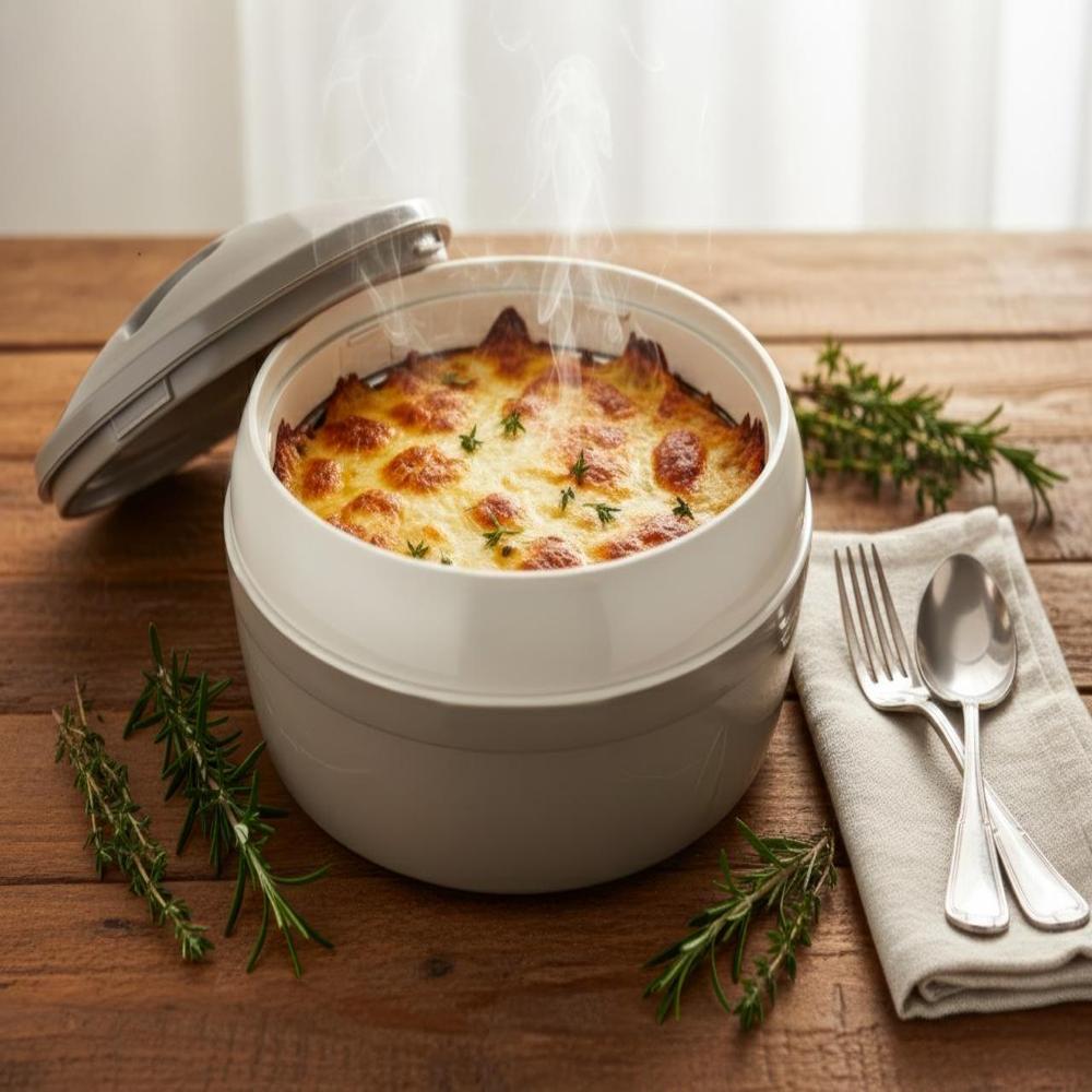 INSULATED STEEL PLASTIC CASSEROLE HOTPOT 3200 ML