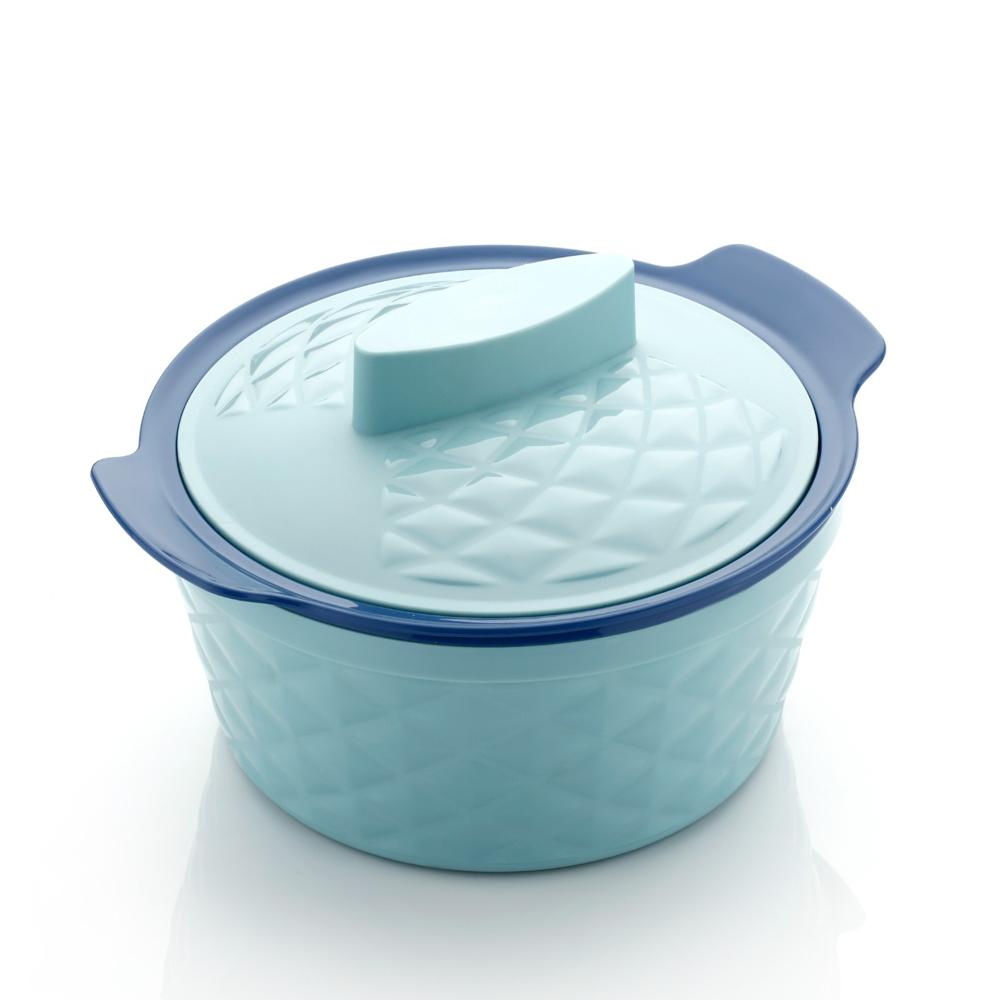 INSULATED STEEL PLASTIC CASSEROLE HOTPOT 3500ML