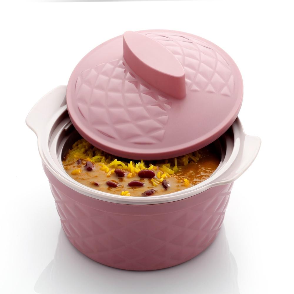 INSULATED STEEL PLASTIC CASSEROLE HOTPOT 3500ML