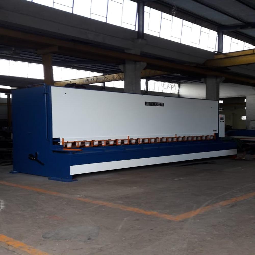 Blue Hydraulic Variable Rake Angle Shearing Machine