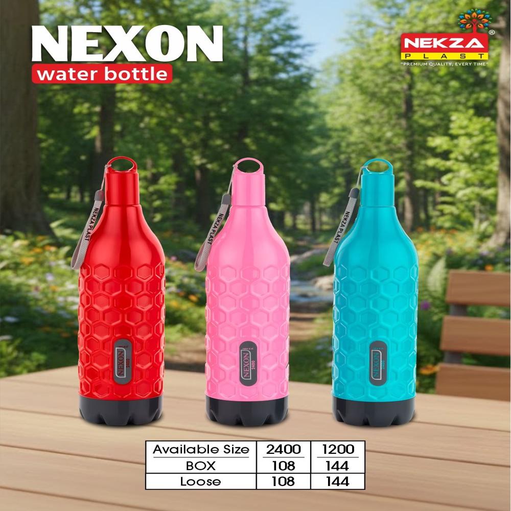 INSULATED SCHOOL AND OFFICE WATER BOTTLE - NEXON 2400ML,1200ML