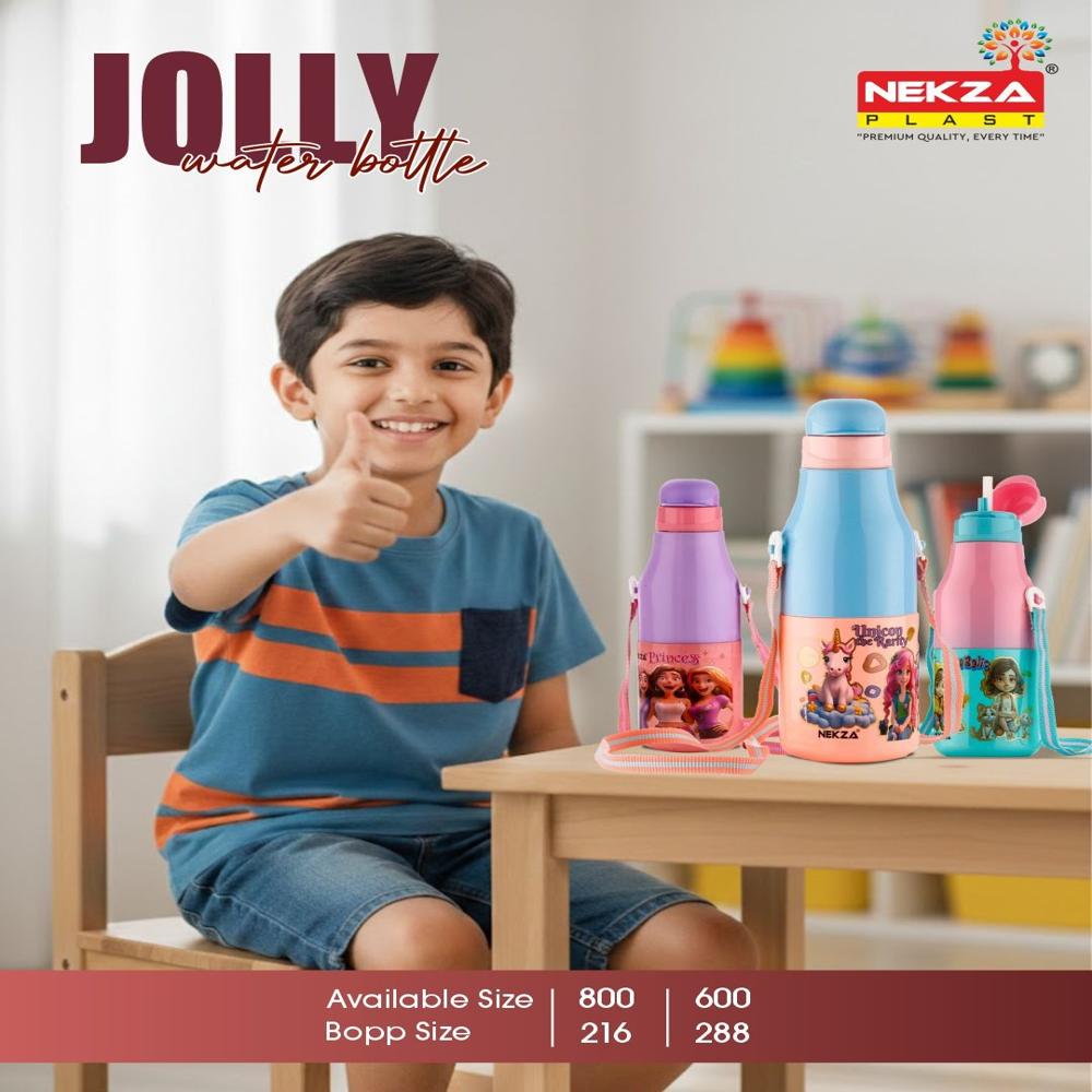 Kids Sipper Water Bottle-JOLLY 800ML,600ML