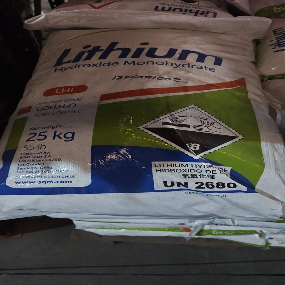 Lithium Hydroxide Monohydrate (LioH)