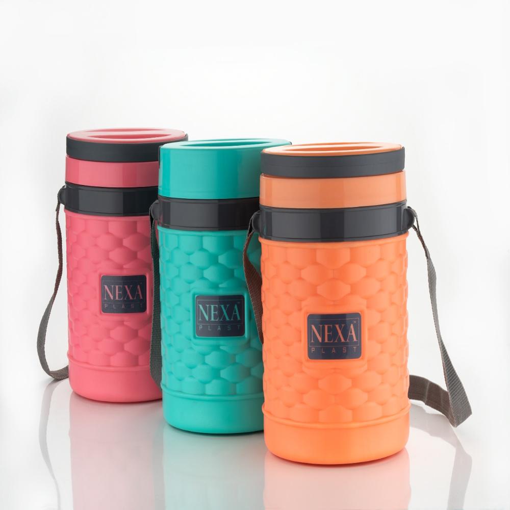 INSULATED OFFICE TIFFIN SET 4 CONTAINER-CRAZY 4