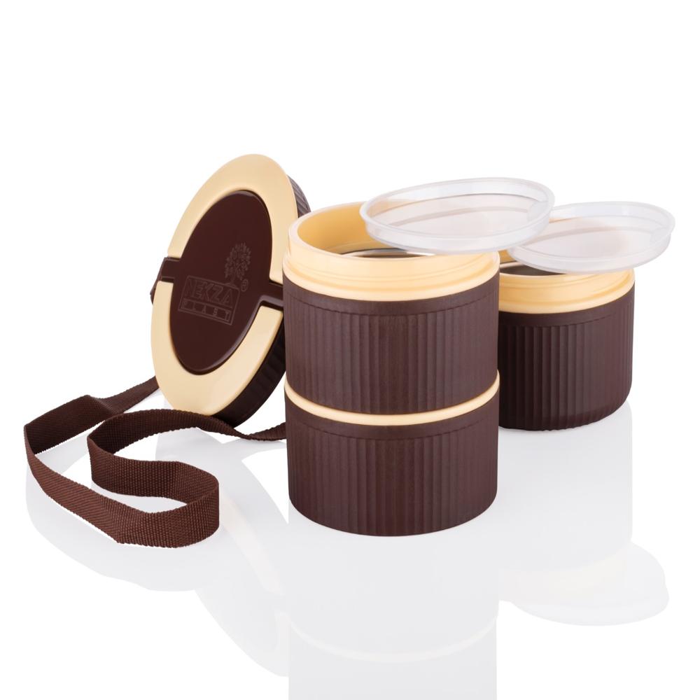 3 LAYER INSULATED LEAKPROOF TIFFIN BOX-BIG BITE 3