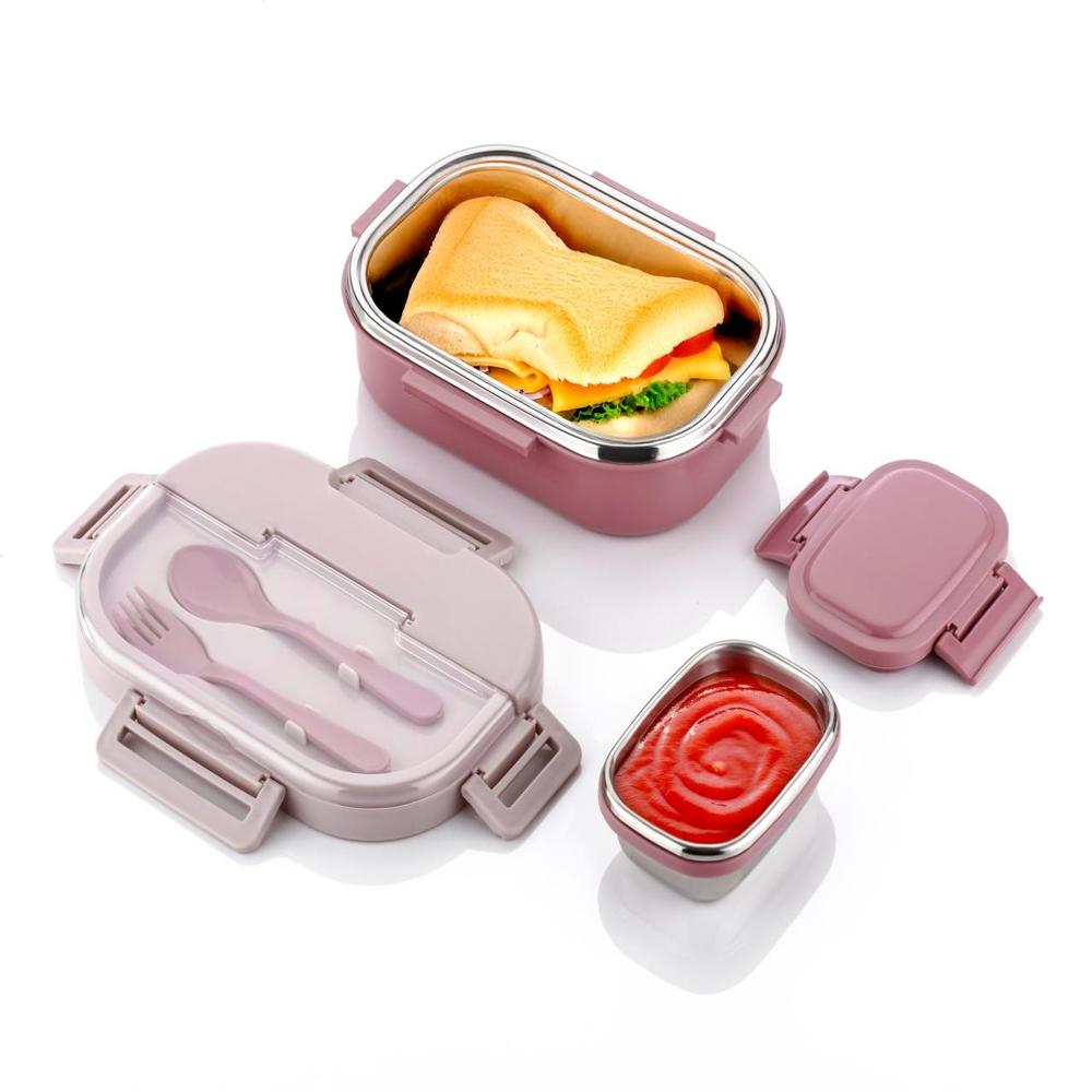 Stainless Steel Lunch Box-RETRO LUNCHBOX