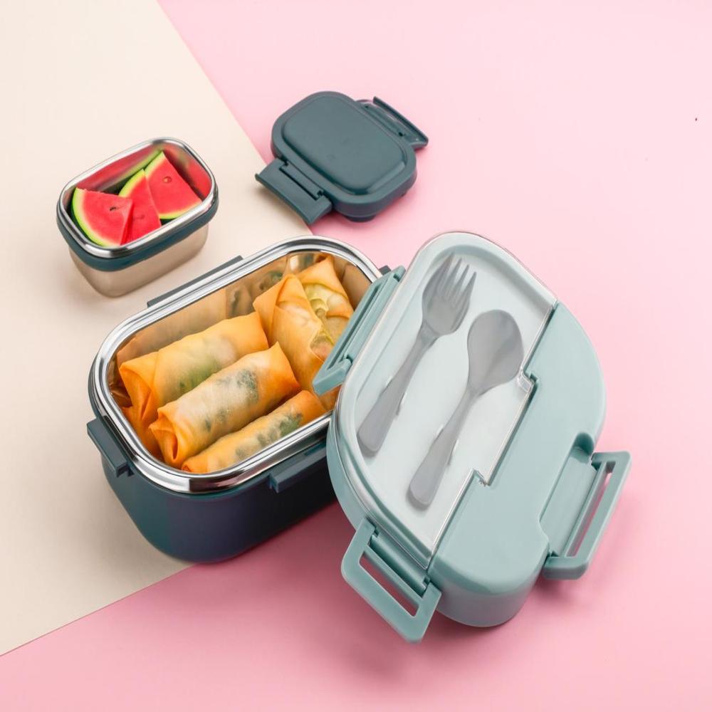 Stainless Steel Lunch Box-RETRO LUNCHBOX