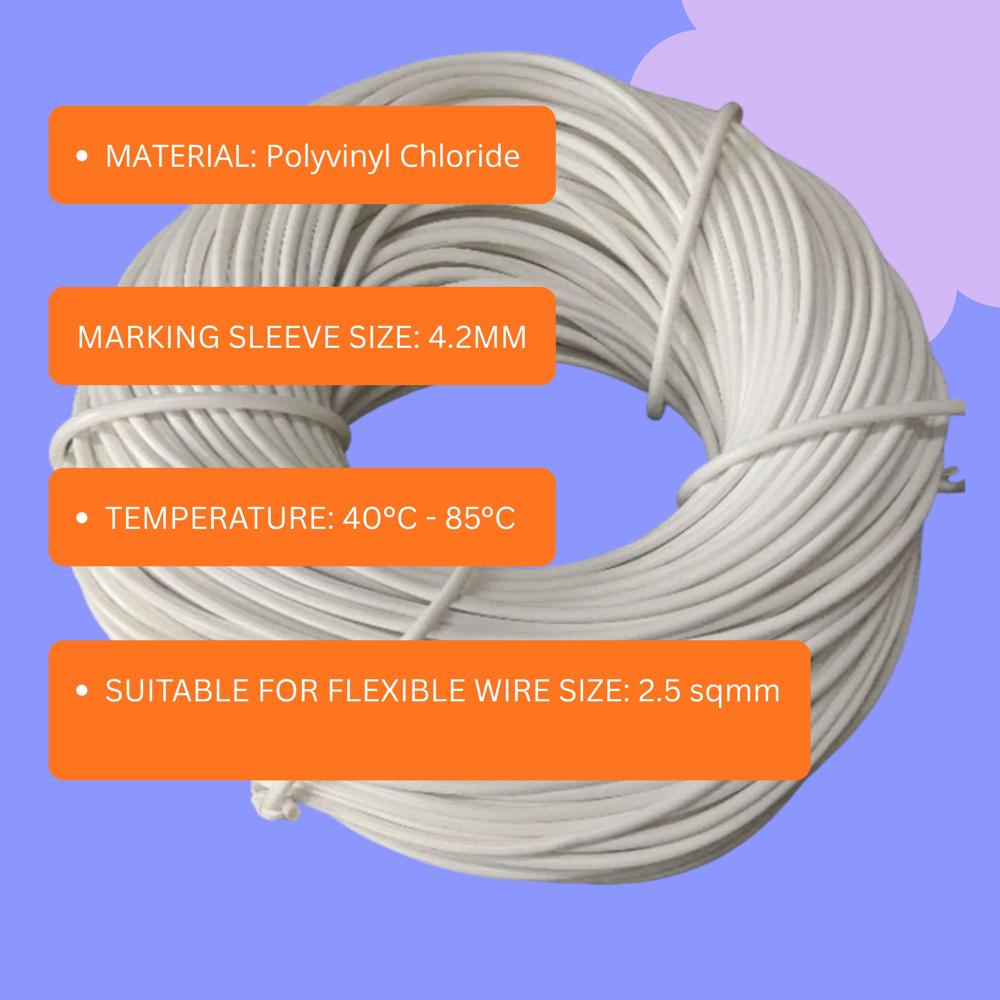 Marking Ferrule Sleeve PVC Marking Sleeve Tube
