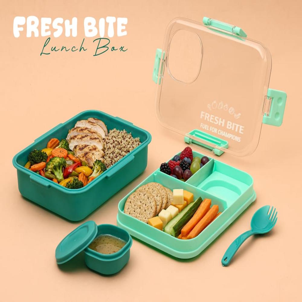 KIDS AIRTIGHT PLASTIC LUNCHBOX-FRESHBITE LUNCHBOX