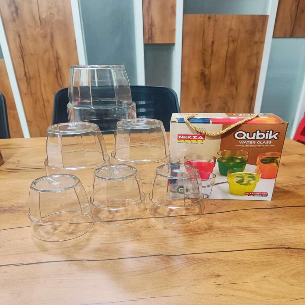 Qubic Glass 6 pcs set