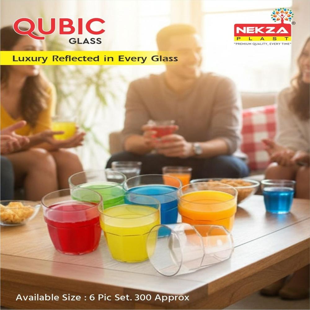 Qubic Glass 6 pcs set