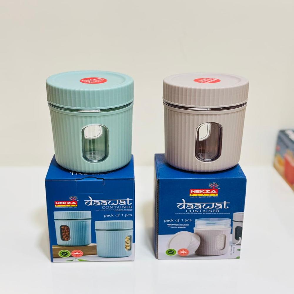 2 PCS DRYFRUIT CONTAINER AND GIFT SET-Daawat 1 Pcs Container Box