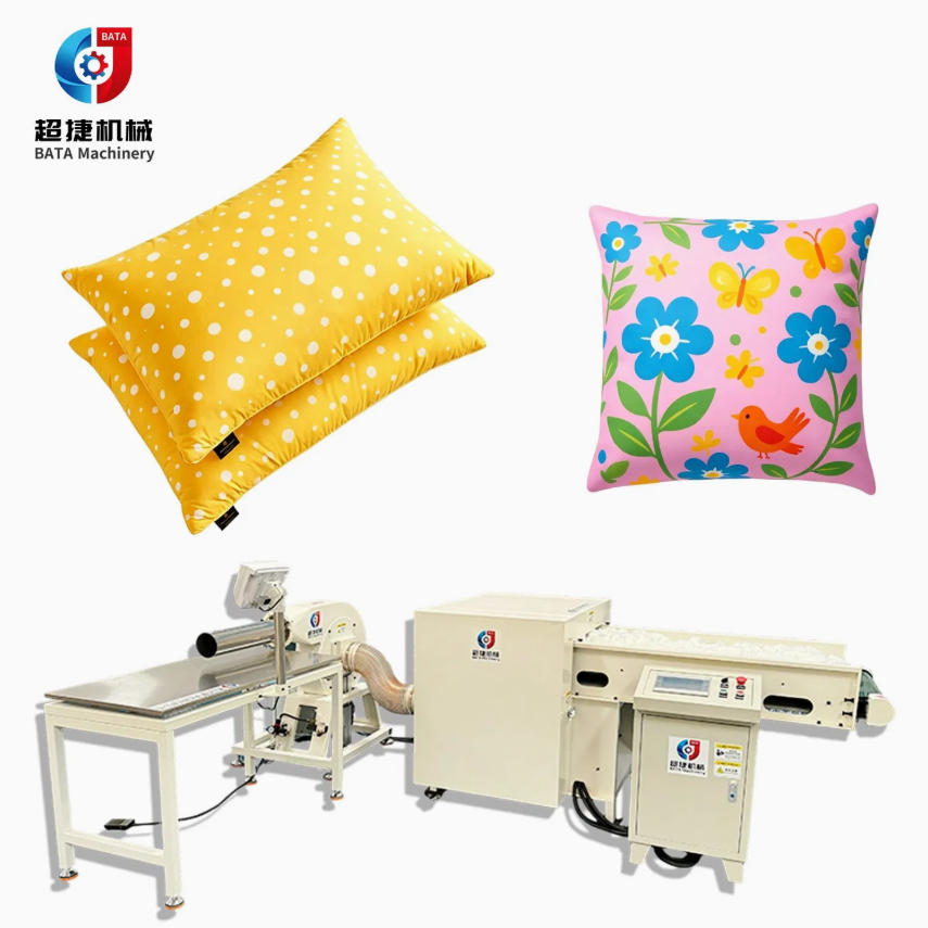 Sofa Cushion Pillow Filling Production Line Cotton Carding Opener Fiber Stuffing Pillow Machine - Capacity: 150 Pcs/Hr