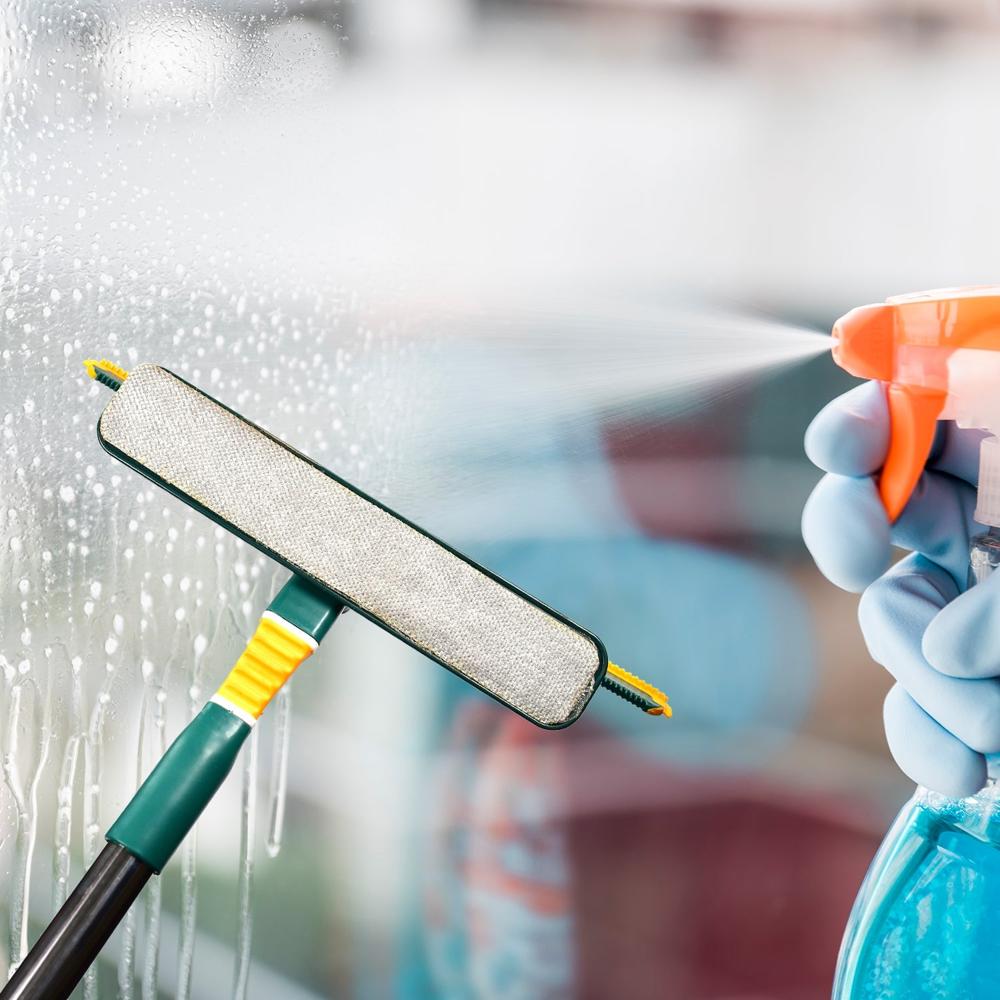 3-In-1 Glass Wiper Multi-Surface Cleaner For Home & Office - Color: Mix