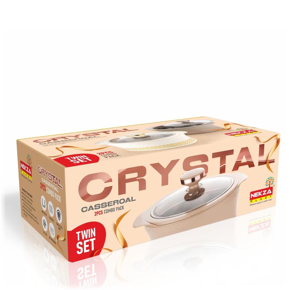 Plastic 2 Casserole Nekza Plast combo set-Twins Combo Set