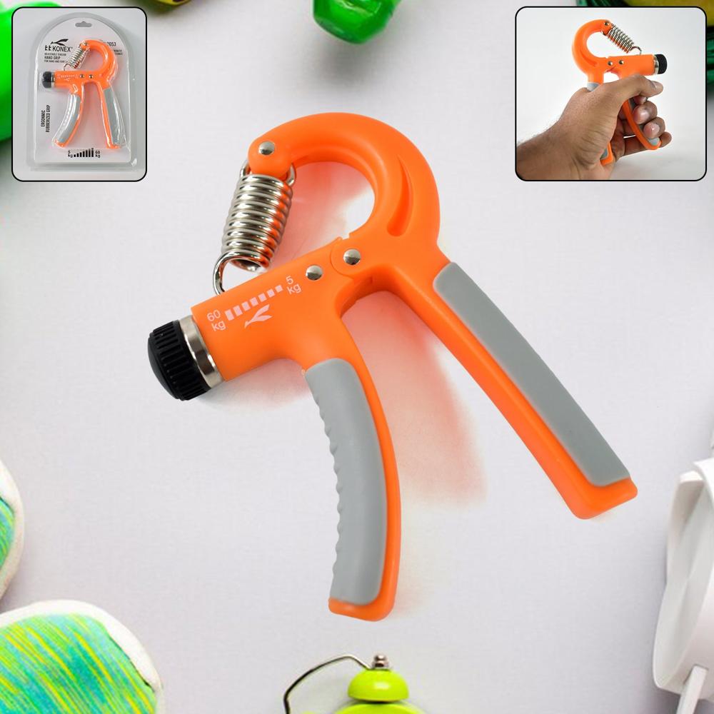 Konex Adjustable Hand Grip Strengthener  5kg to 60kg Resistance (1 Pc)