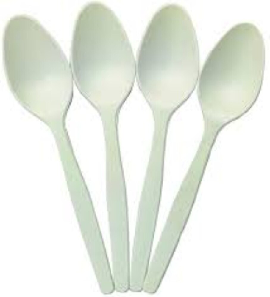 White Plastic Spoon - Application: Home