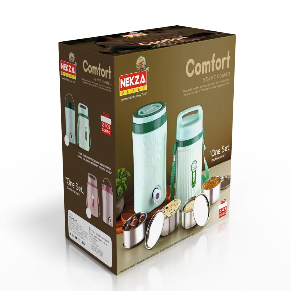 Plastic Casserole,Water Jug Nekza Plast combo set-Comfort Serve Combo Set