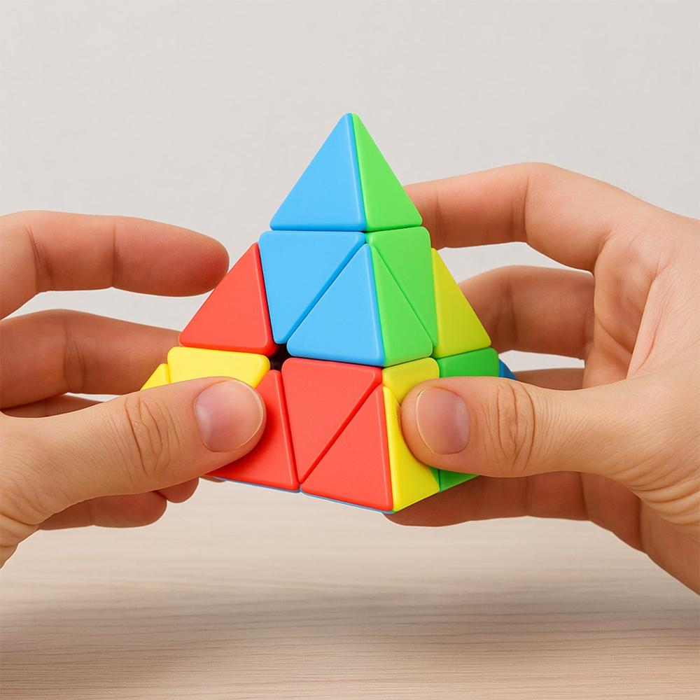 High-Speed Triangle Puzzle Cube (1 Pc) - Color: Mix