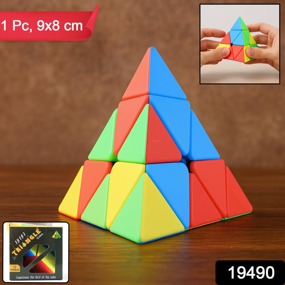 High-speed Triangle Puzzle Cube (1 Pc) - Color: Mix