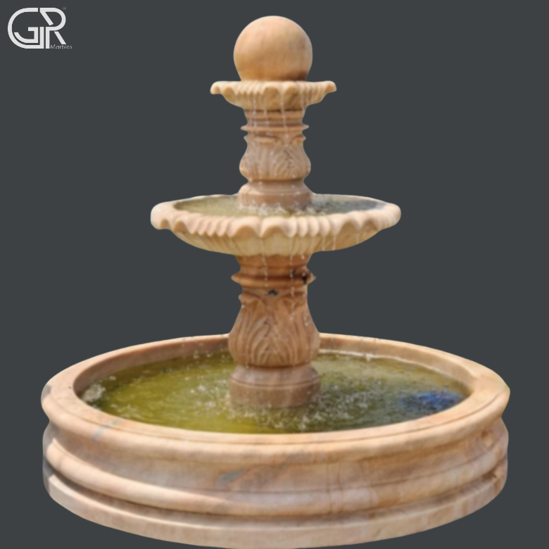 Sandstone 3 Tier Fountain