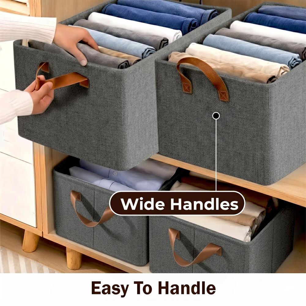 Oxford Cloth Organiser Grey Xl (PP-408) Pack Of-4