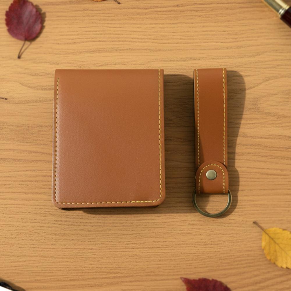 2 In 1 Mens Wallet With Keychain Holder - Color: Mix