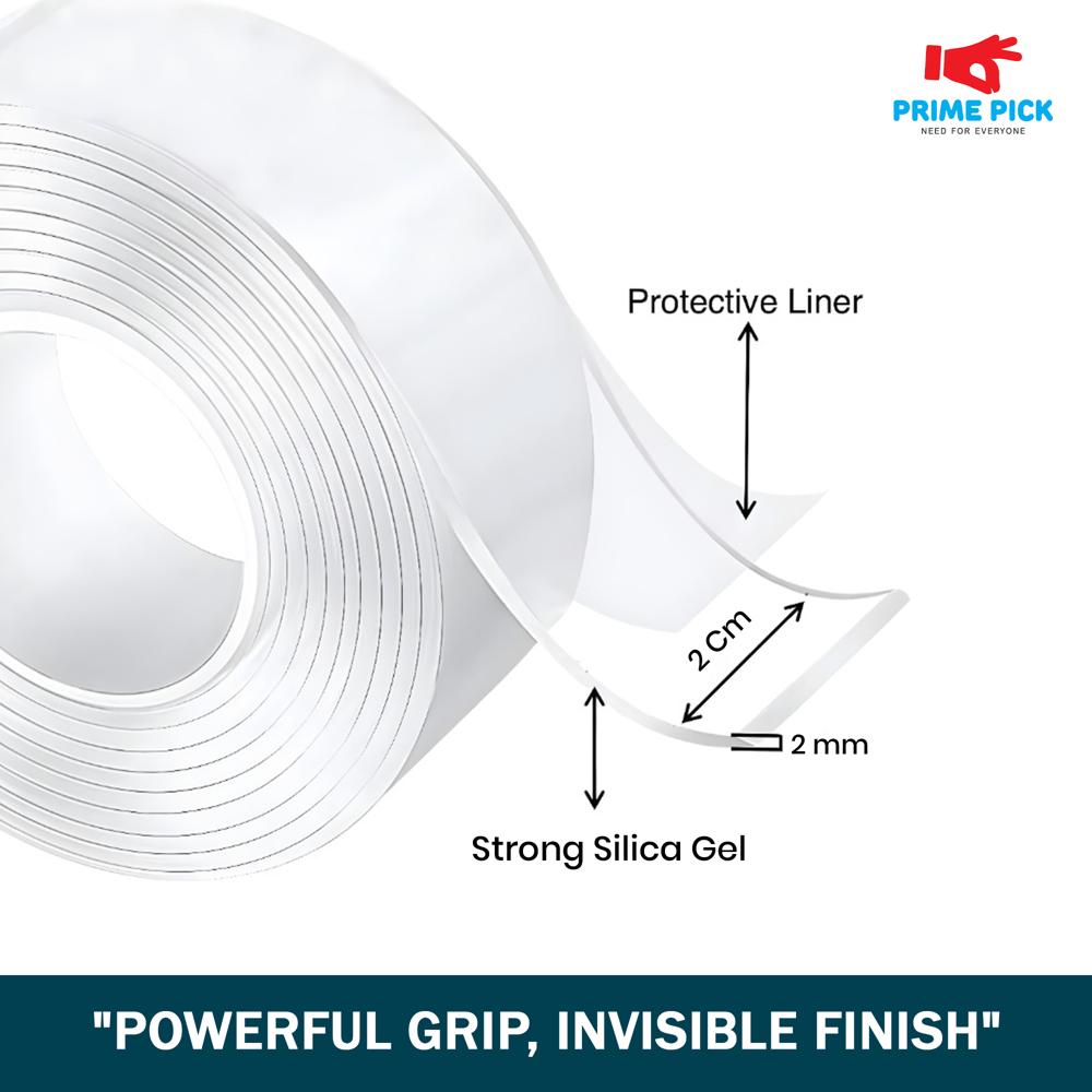 Multipurpose Double Sided Tape 2MM 3M*1-2-3-Cm