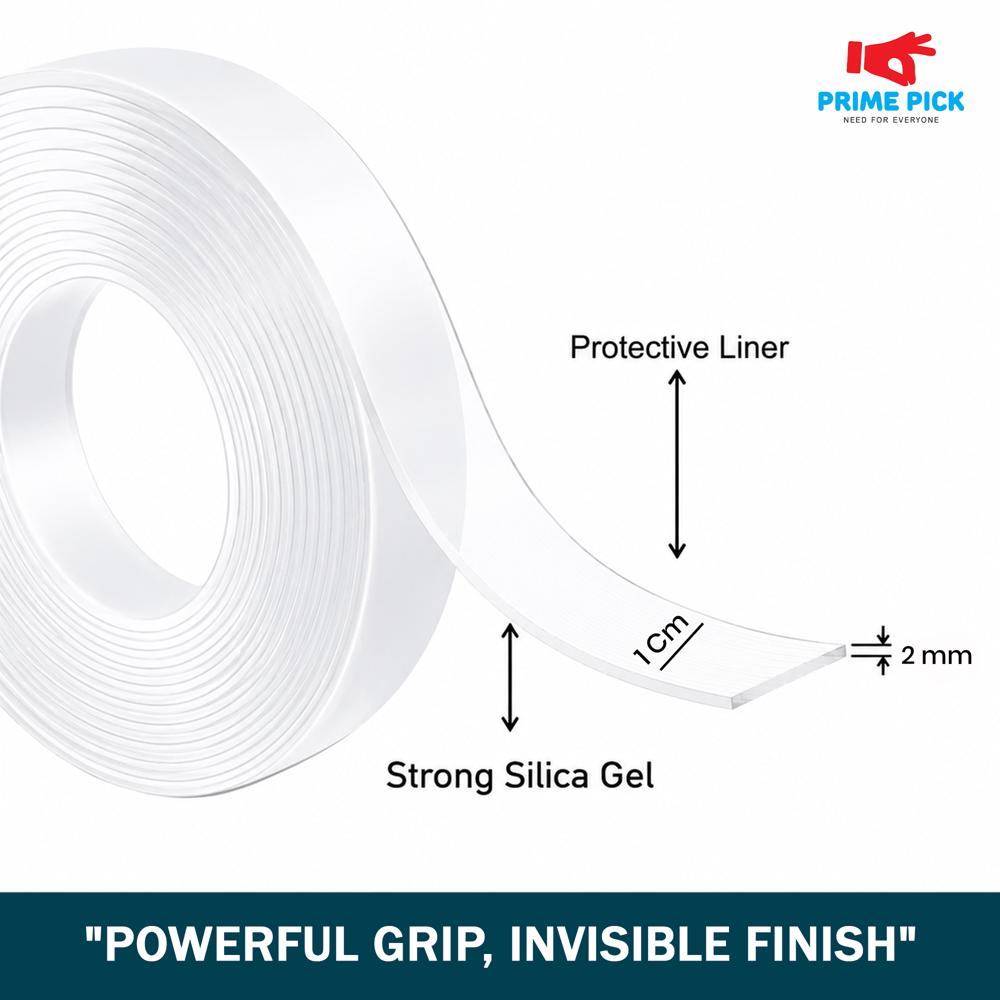 Multipurpose Double Sided Tape 2MM 3M*1-2-3-Cm