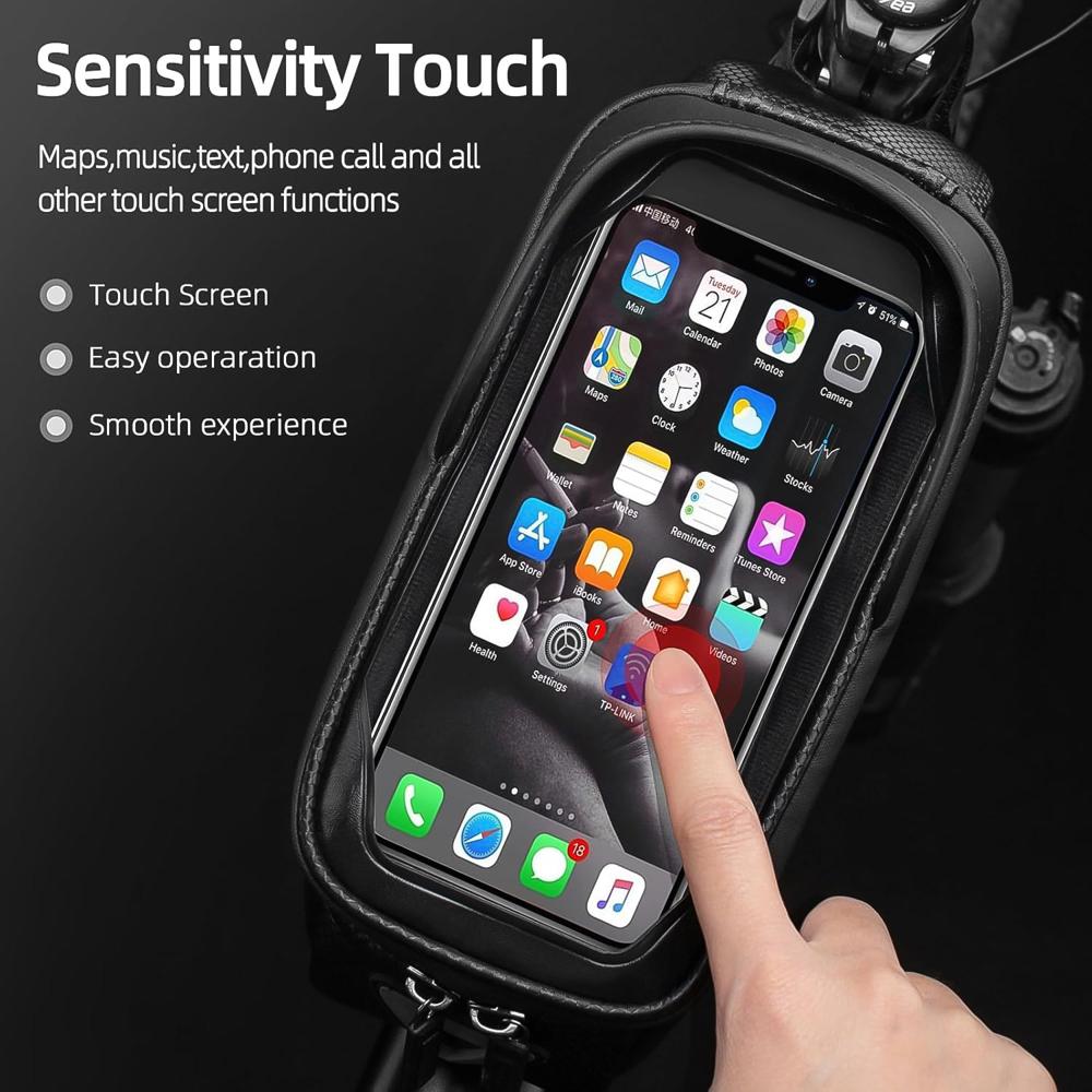 Bike Phone & Mobile Mount Anti Shake and Stable Cradle Clamp with 360 Rotation