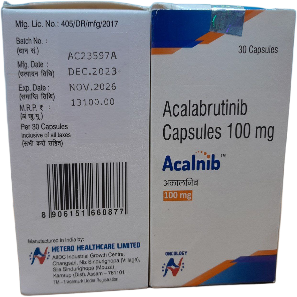 Acalnib 100mg - Acalabrutinib Capsules