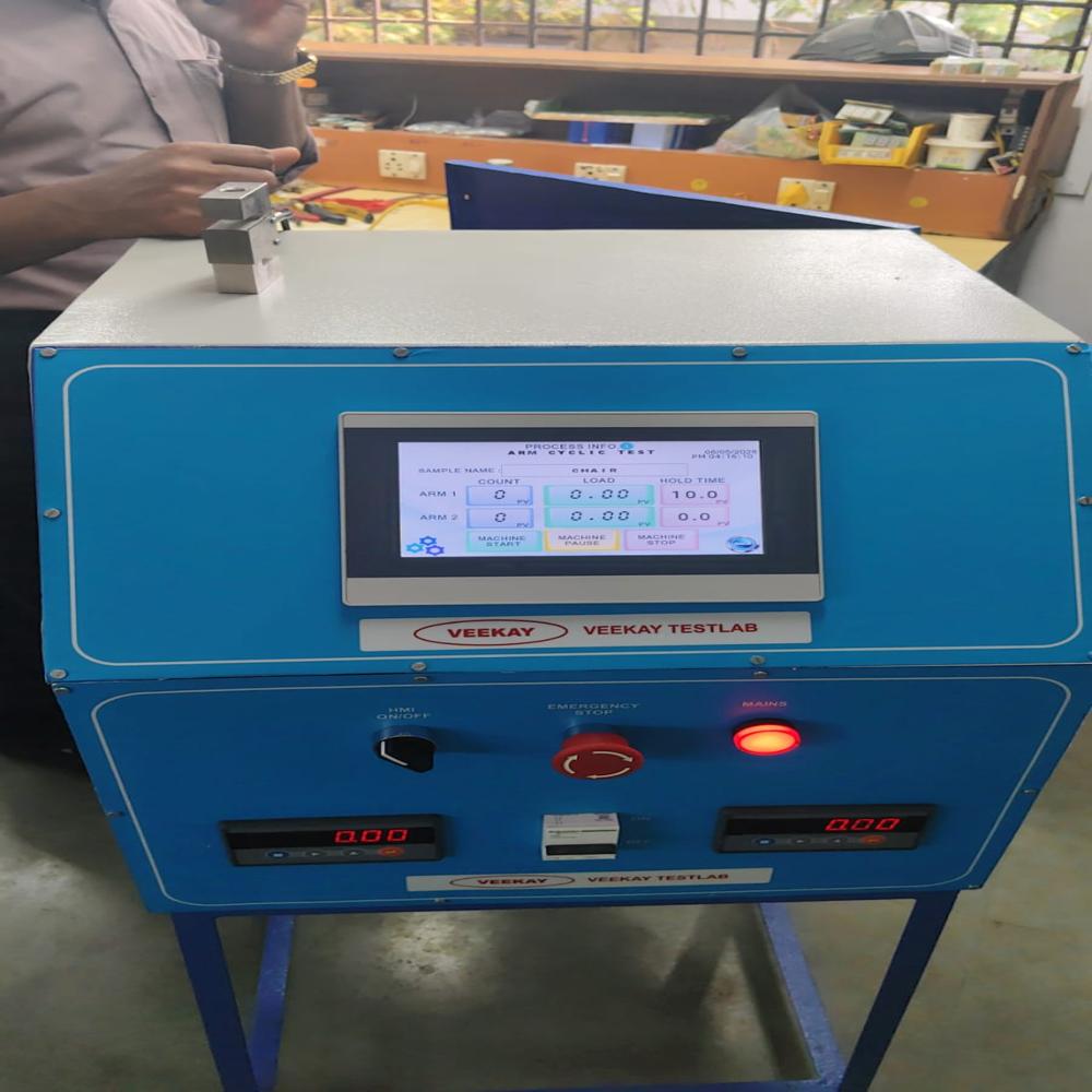 HMI Based Arm Cyclic Testing Machine